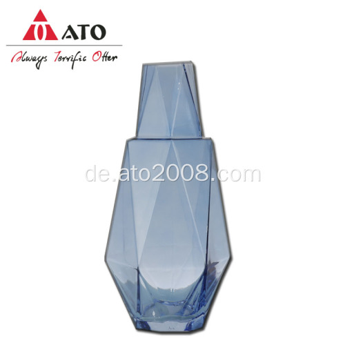 Transparente Hausdekorationen Brille Blume Vase
